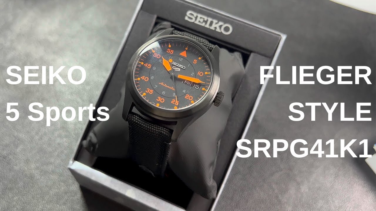 SEIKO 5 Sports SRPH33K1 Flieger Style