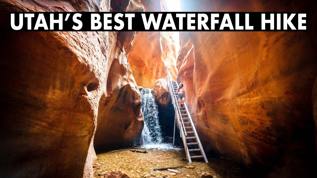 HIKING TO KANARRA FALLS, UTAH | Incredible Slot Canyon Waterfall Hike