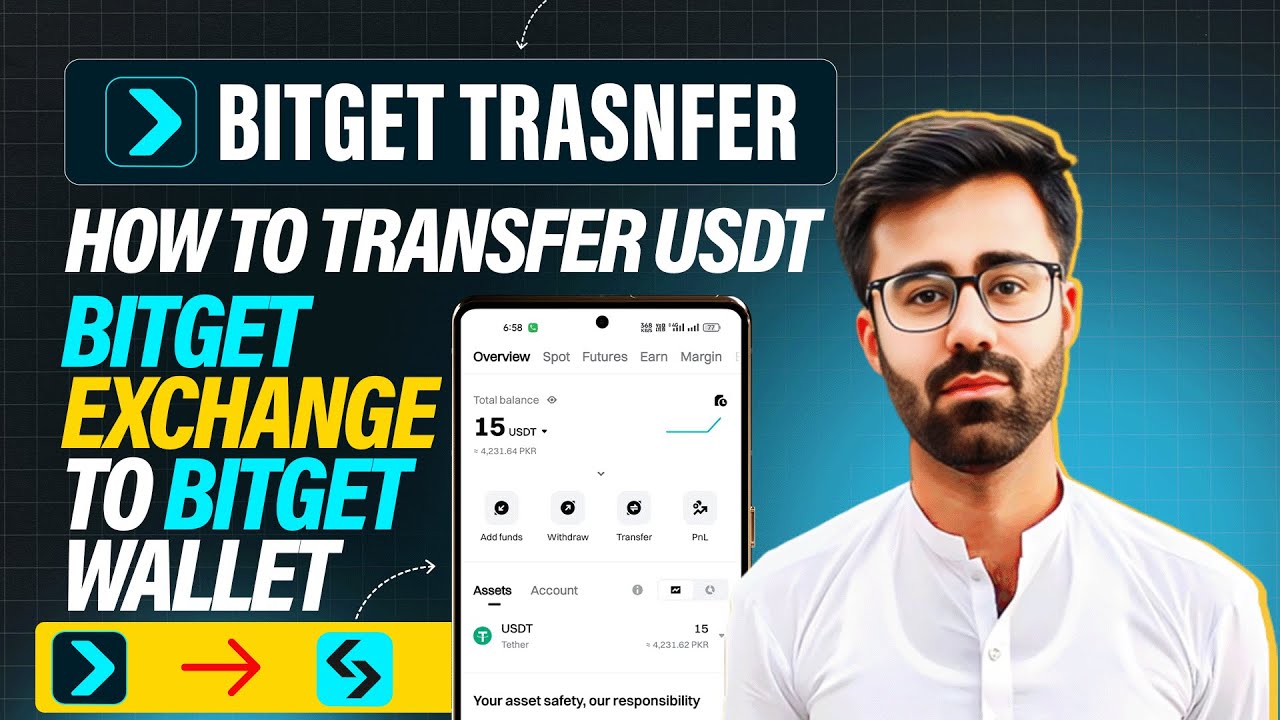 How To Transfer USDT from Bitget Exchange to Bitget Wallet