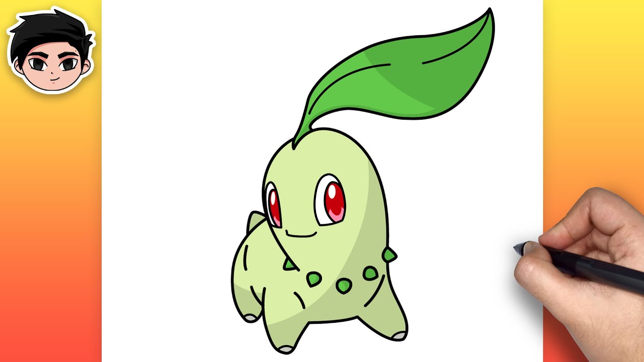 Como Dibujar CHIKORITA (Pokemon)