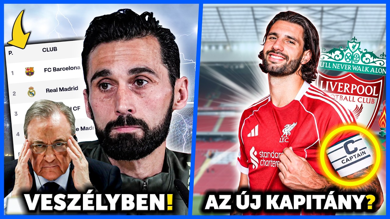 A Real Madrid ÚJABB EDZŐVÁLTÁS küszöbén áll? Szoboszlai lehet a LIVERPOOL CSAPATKAPITÁNYA!