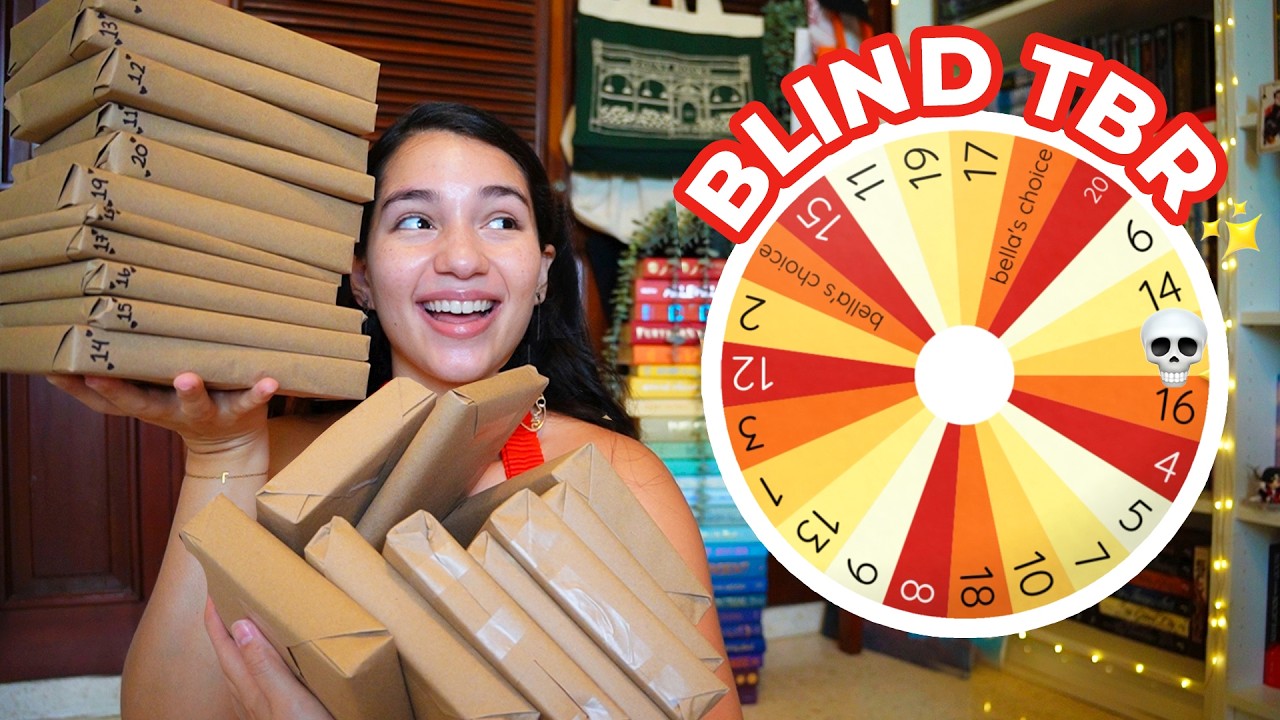 i let a random wheel pick my AUGUST TBR 😳📚 BLIND TBR challenge