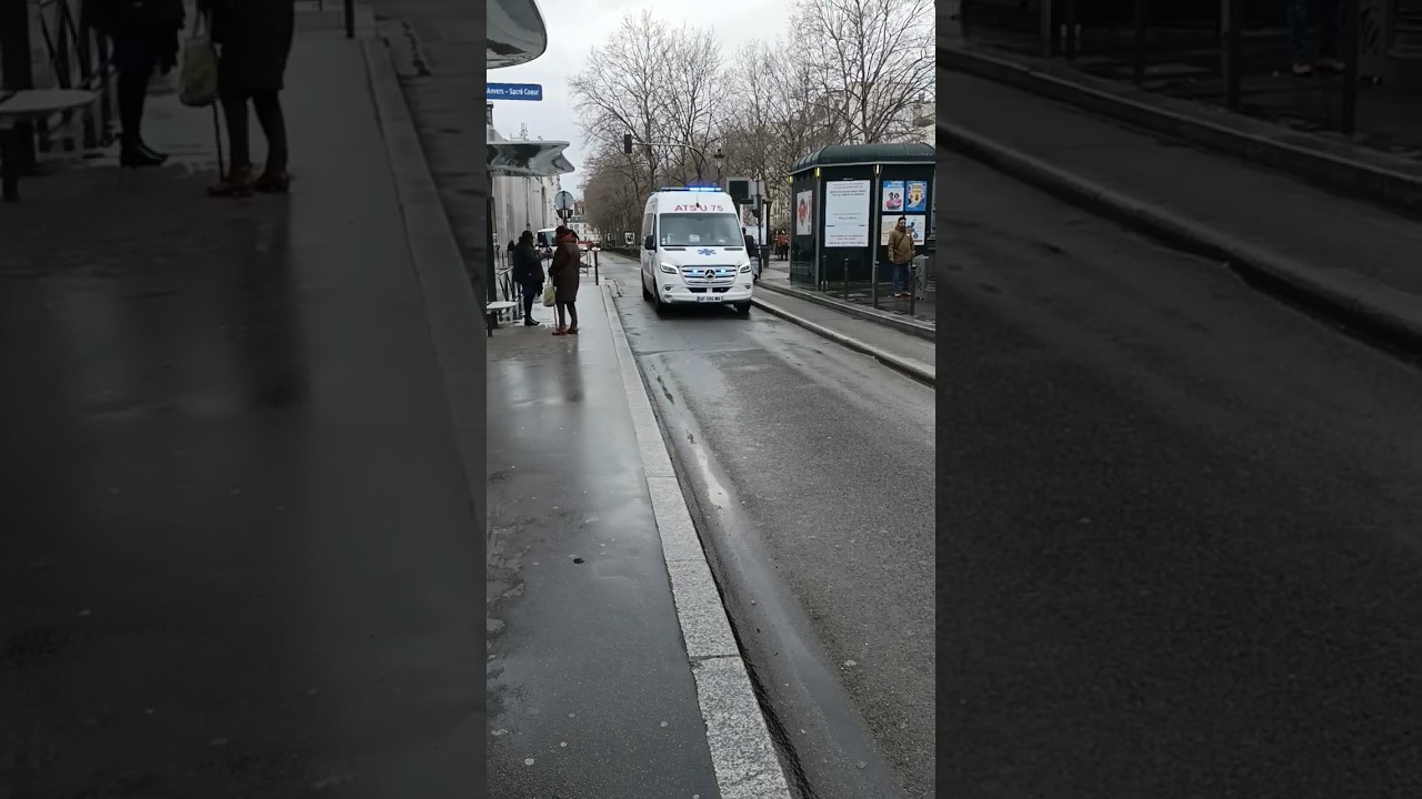 ATSU 75 en urgence dans Paris. 🚨🔊
