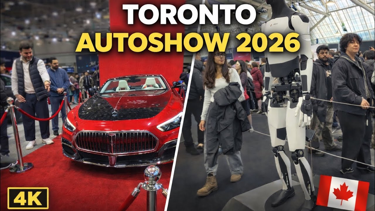 2026 Toronto AutoShow Walkthrough | Luxury Cars & Robots|4K| ASMR| Canadian International Autoshow