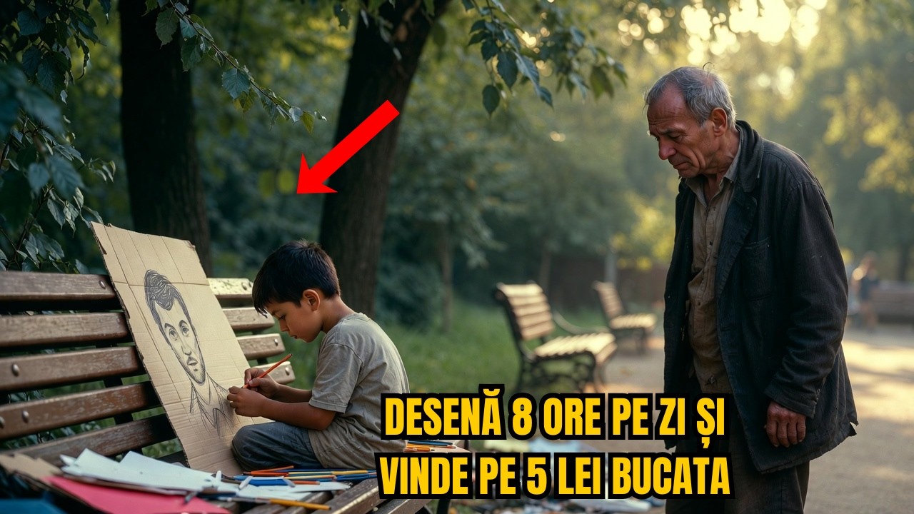 Băiatul vândea desene pe stradă în fiecare zi  Când mama a aflat pentru ce, s a prăbușit