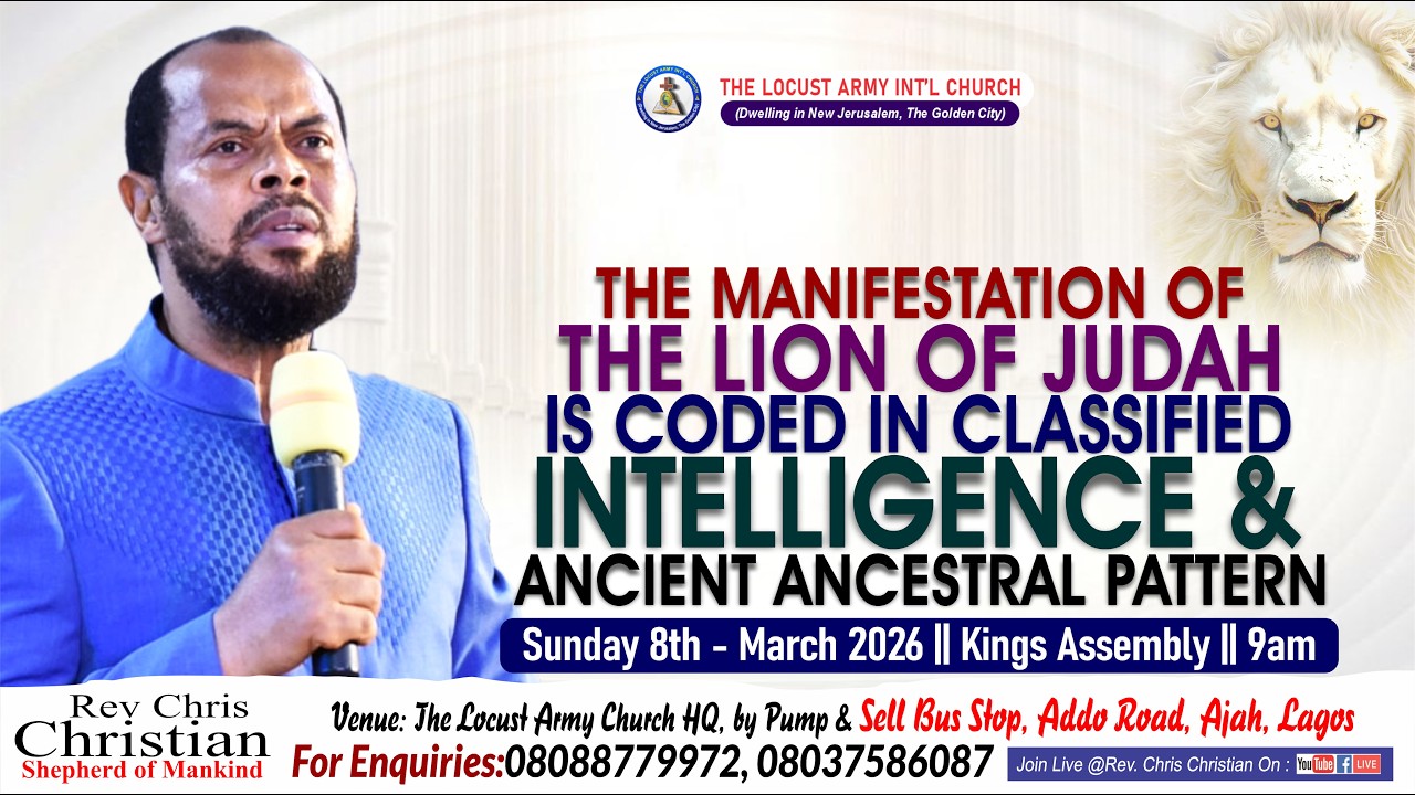T.L.A.I.M - THE MANIFESTATION OF THE LION OF JUDAH IS CODED IN CLASSIFIED INTELLIGENCE