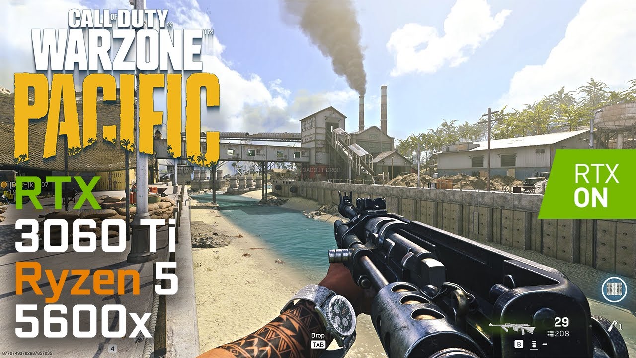 RTX 3060 Ti + RYZEN 5 5600x Call Of Duty Warzone Pacific | 1440p Competitive - Ultra ( DLSS ON )