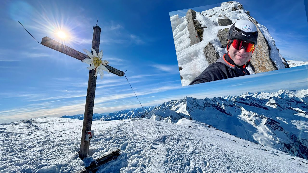 Wollbachspitze 3209m Skihochtour Zillertaler Alpen an der Grenze zwischen Tirol und Südtirol