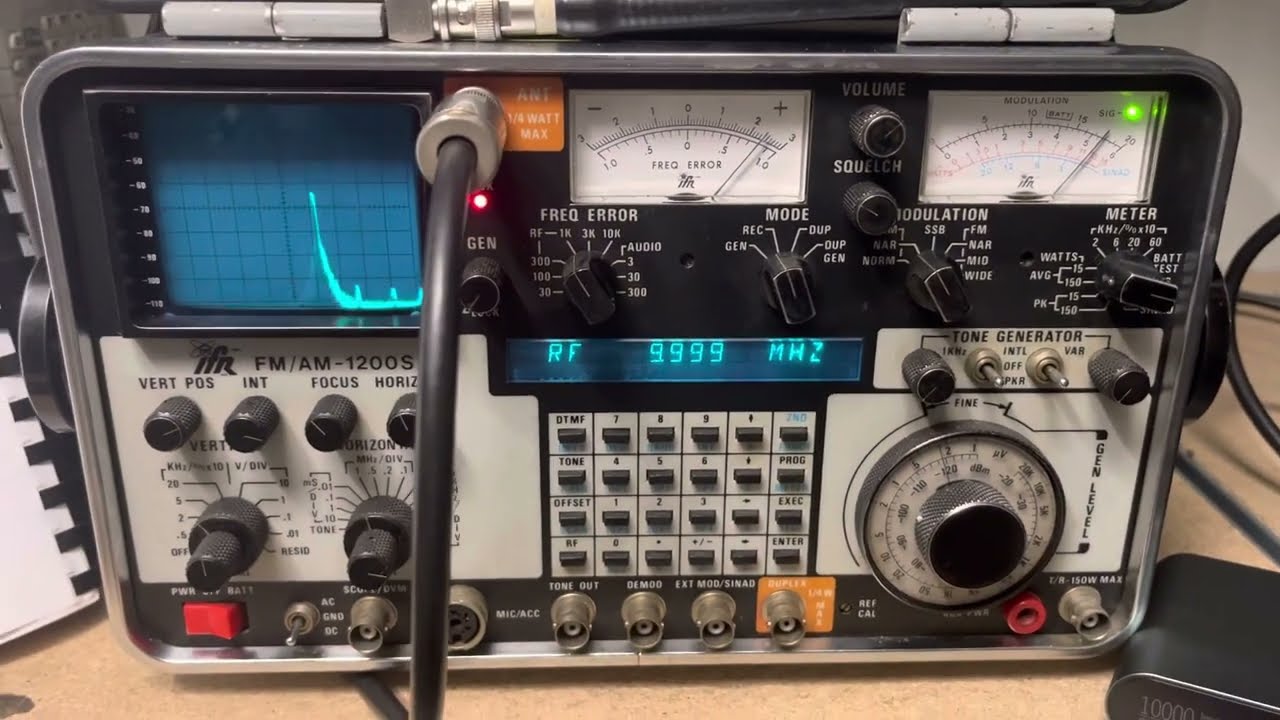 IFR 1200S minimum performance check