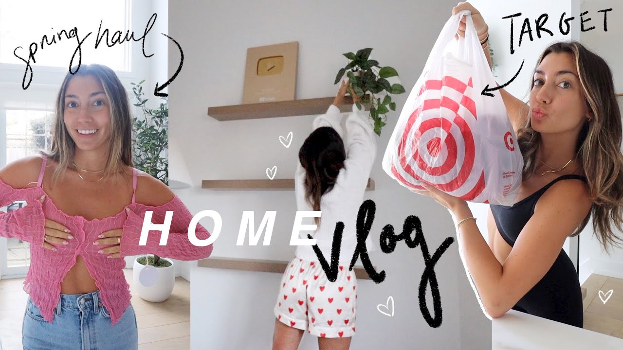 HOME VLOG: target home decor (!!!) + life updates, meal prep