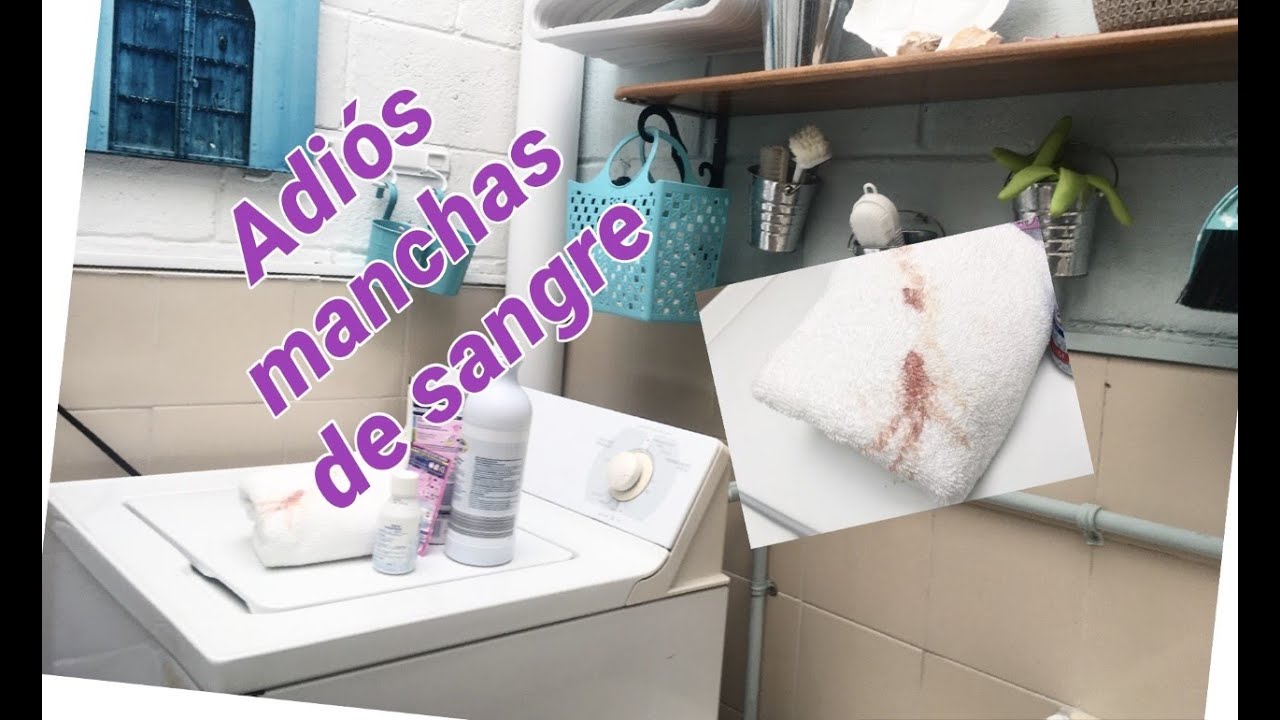 Cómo lavo? Video 6 / COMO QUITAR MANCHAS DE SANGRE / LIMPIA CONMIGO / #hogar