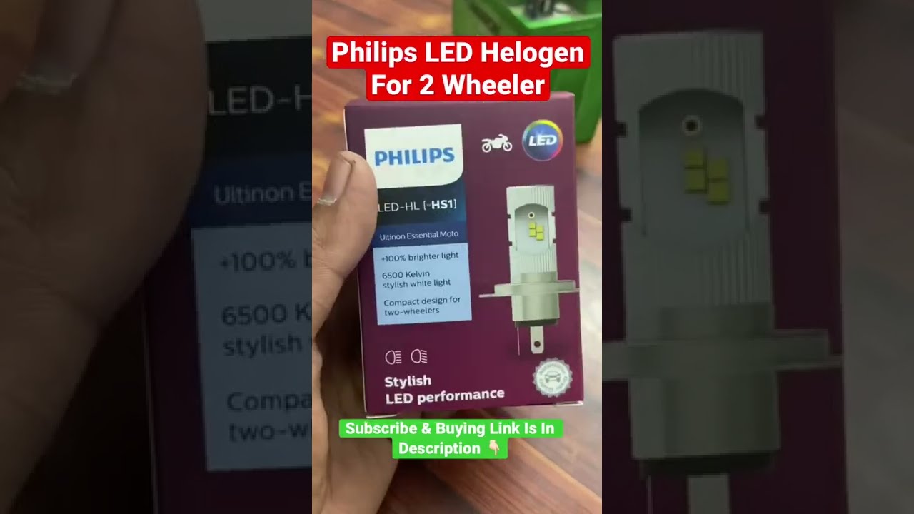 Philips LED Helogen For 2 Wheeler ! Best LED Light For Bike Activa #shorts #ledlights