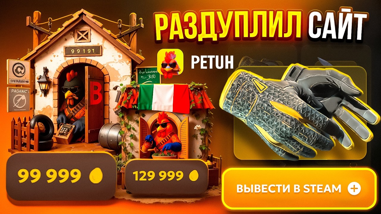 РАЗДУПЛИЛ САЙТ ПОСЛЕ ЖЁСТКОЙ СЕРИИ СЛИВОВ PETUH CLUB! CS2 ОТКРЫТИЕ КЕЙСОВ