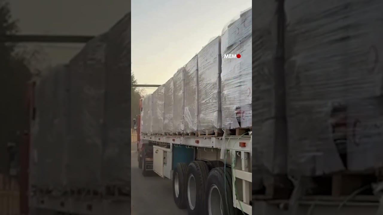Limited aid trucks enter Gaza as Rafah crossing opens