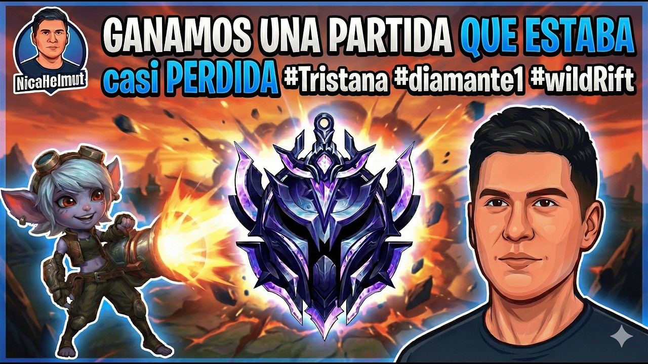 GANAMOS UNA PARTIDA QUE ESTABA casi PERDIDA #Tristana #nicaragua #wildrift #nicahelmut