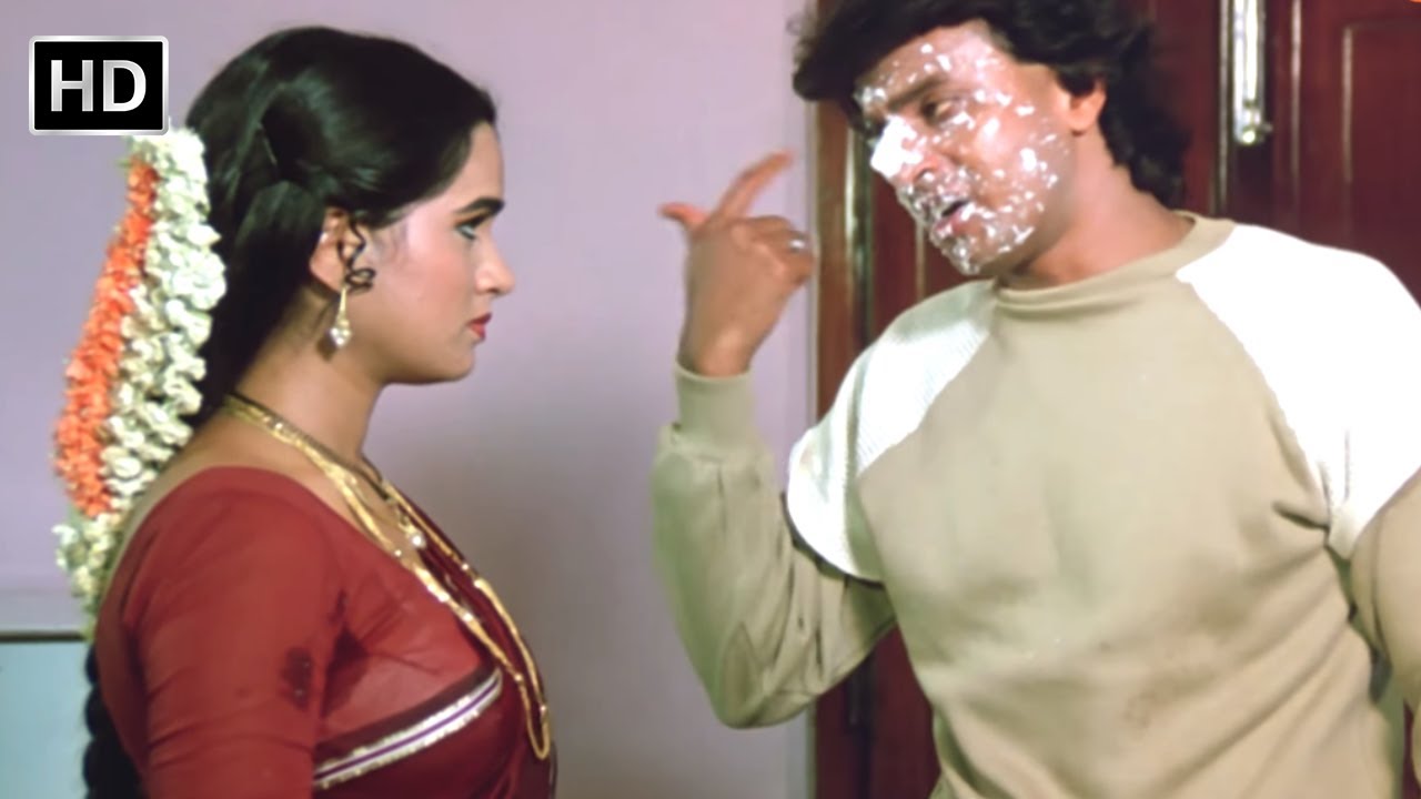 मैंने तुमसे पप्पी मांगी और तुमने ये क्या किया | Mithun Chakraborty & Padmini Kolhapure | SCENE (HD)