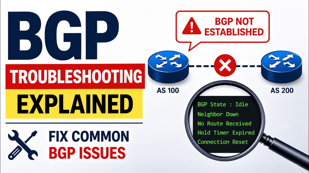 Real-World BGP Troubleshooting: FIX broken BGP in Minutes