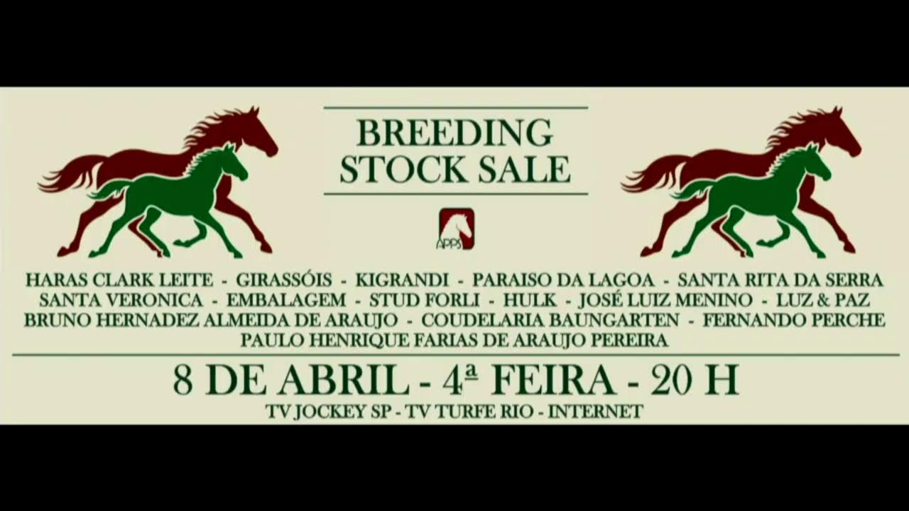 Jockey Club de São Paulo - LEILÃO APPS
