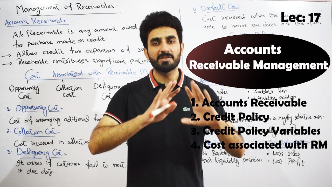 Lec:17 Account Receivable Management (Receivable Management) BBA.MBA
