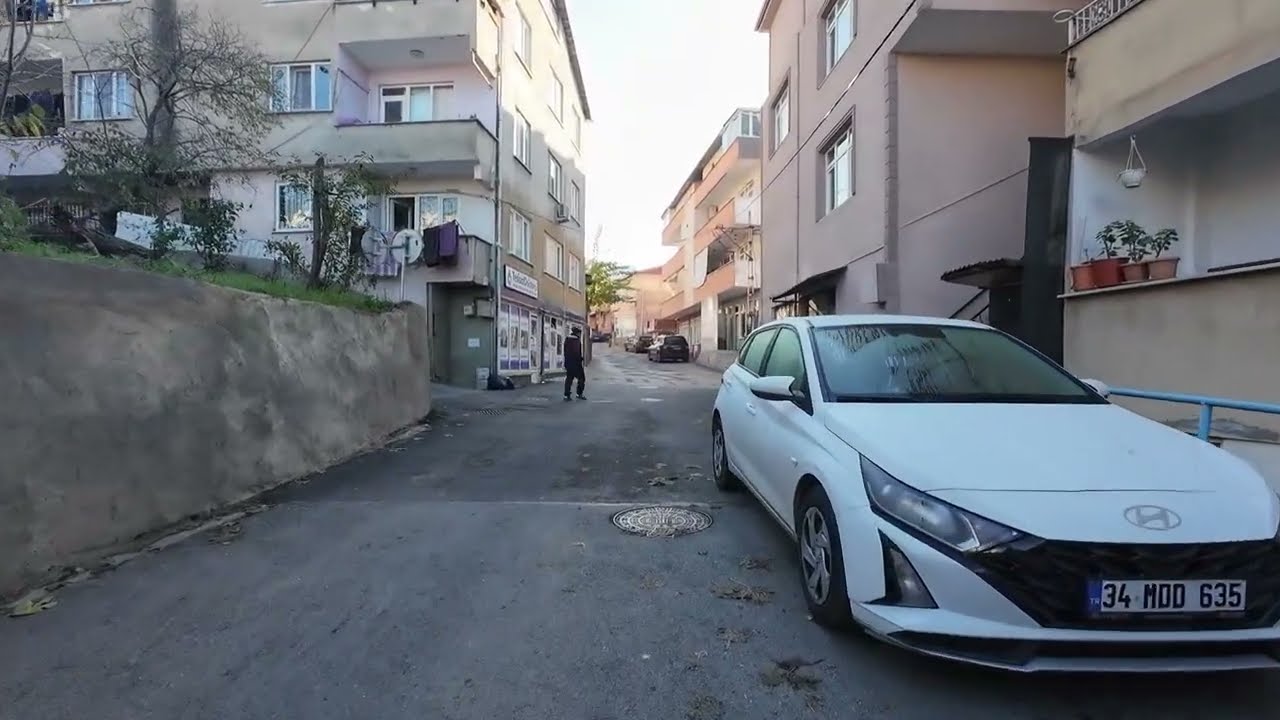 Istanbul Walking Tour - Beykoz (Yalıköy) - Çiftehavuzlar St & Green City 4K