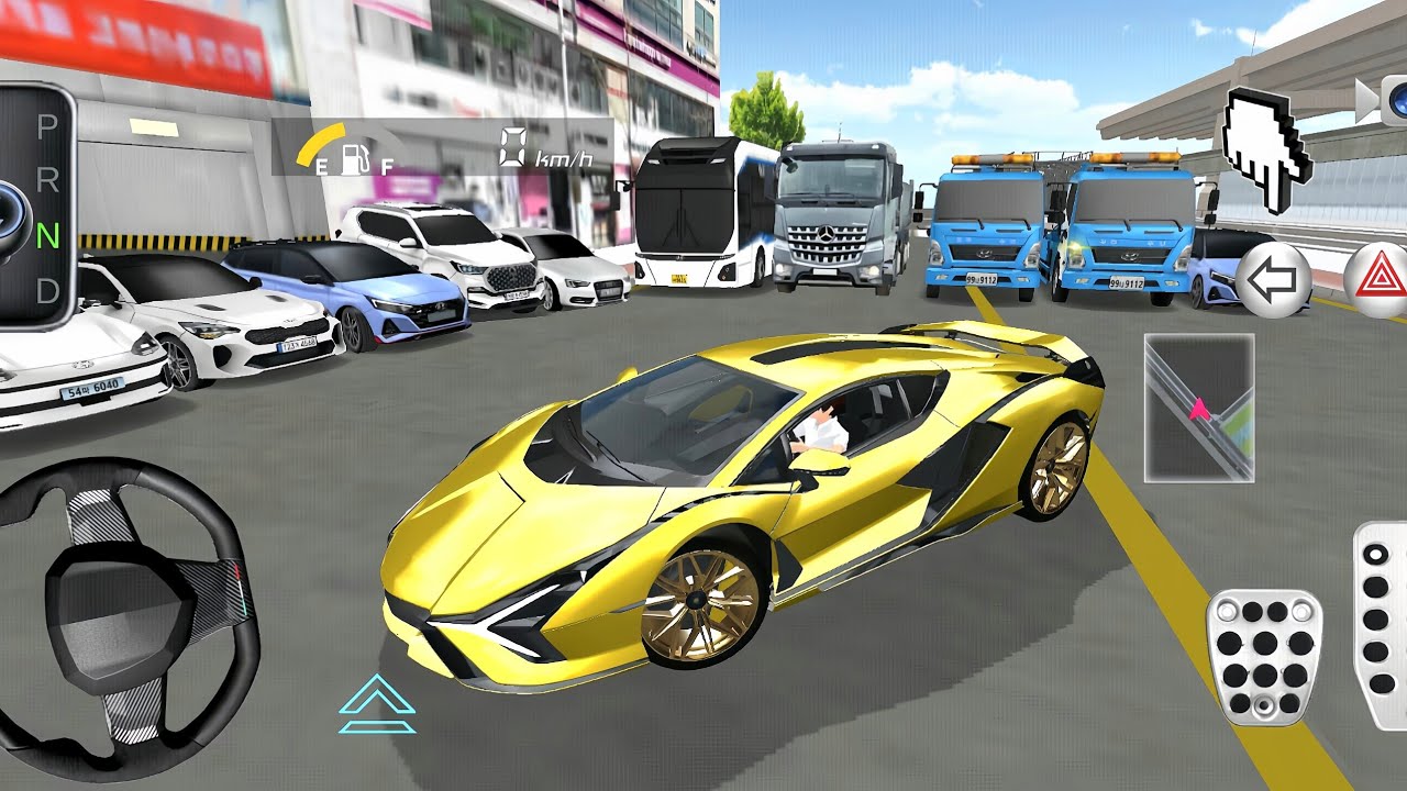 New Golden Lamborghini For Parking - 3d Driving Class android game || Car Game #gameplay​ #cargame​