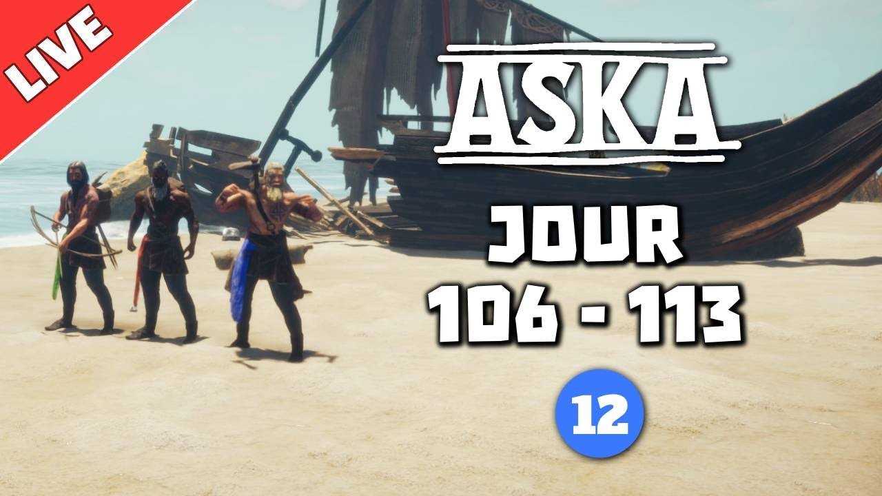 🔴 LIVE LET'S PLAY ASKA FR ! Expédition à la recherche de métal #12