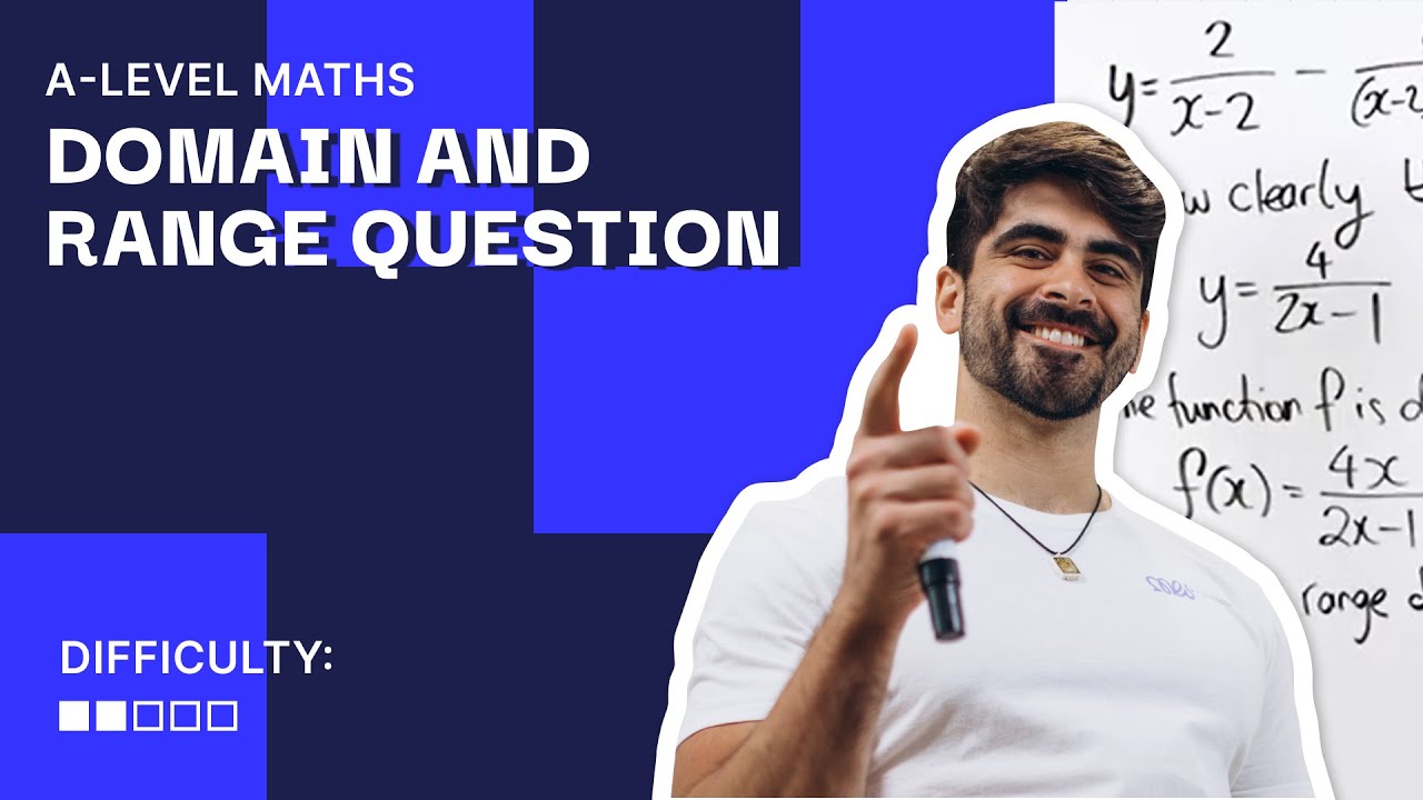 5. EASY PEESY Domain and Range Question | A Level Maths