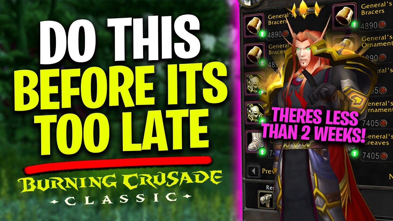 Gear Your Alts INSANELY FAST Right Now In TBC Classic Anniversary