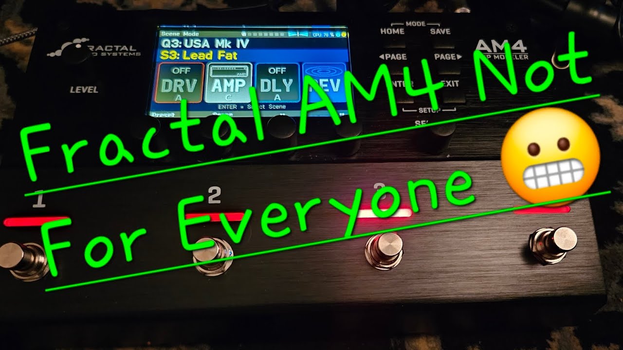  FRACTAL AM4..ITS NOT FOR EVERYONE..THINK TWICE BEFORE YOU BUY 