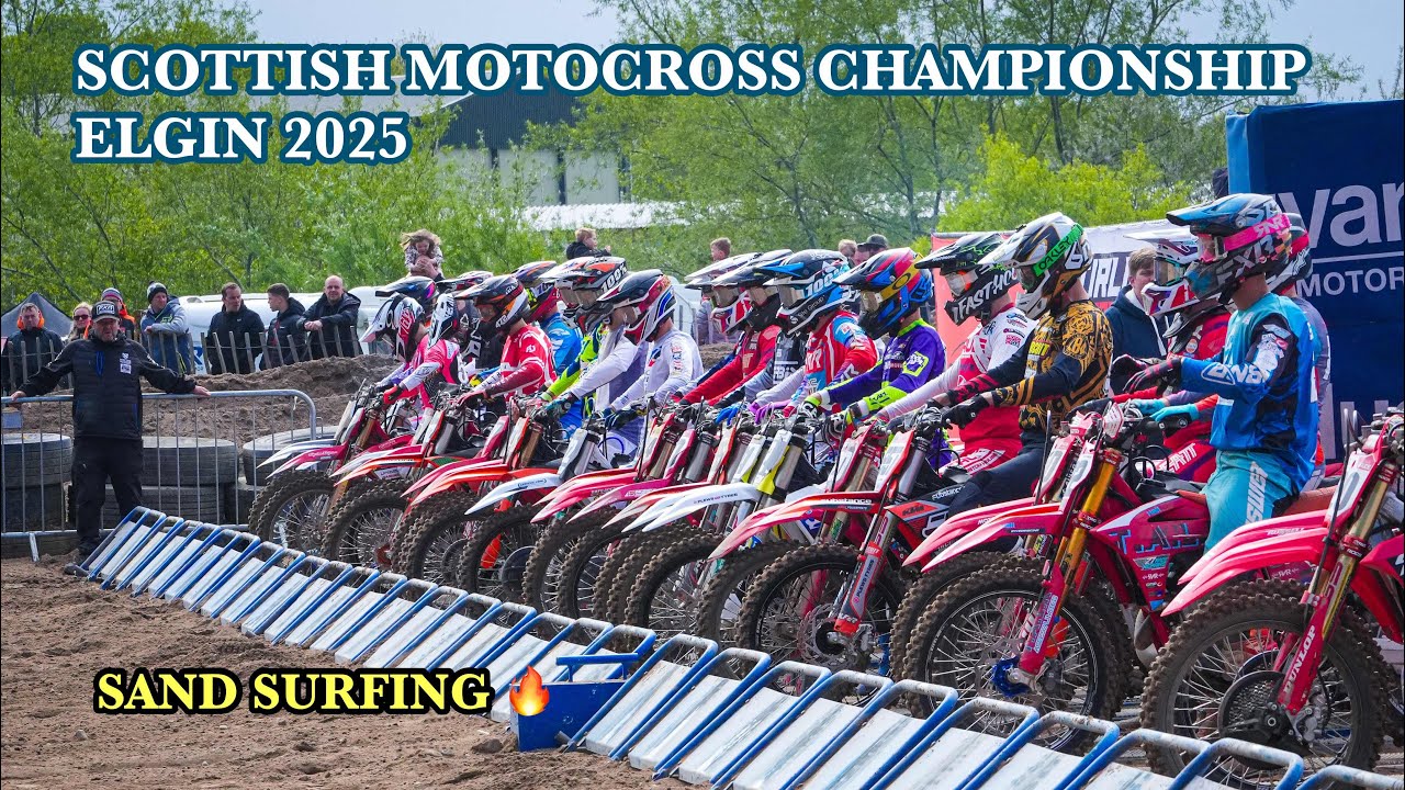Scottish Motocross 2025 Elgin MX1 & MX2  Race | Conrad Mewes, Brad Todd, Tristan Purdon, Martin Barr