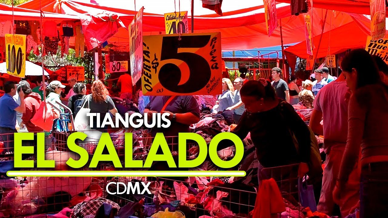 TIANGUIS EL SALADO en ACATITLA - CDMX ¿ROPA desde $10 PESOS? - Qué Chido!