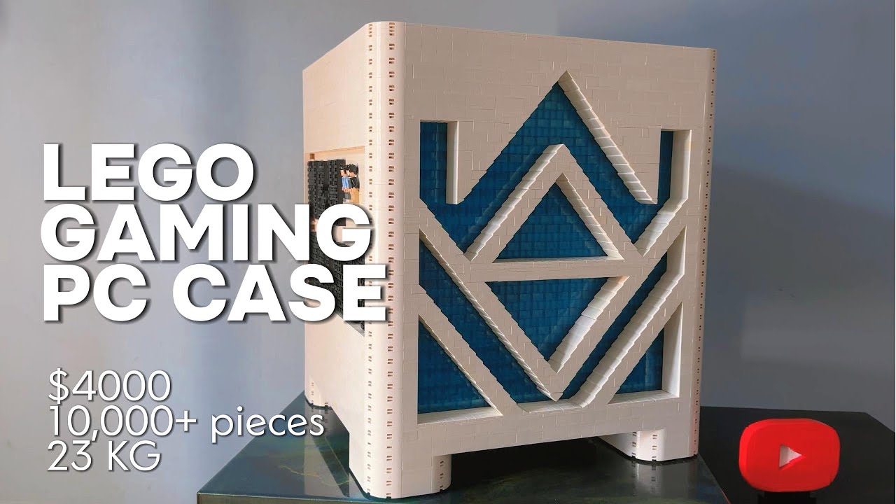 $4000 Ultimate Lego Gaming PC Case | 10,000+ Pieces, No Glue
