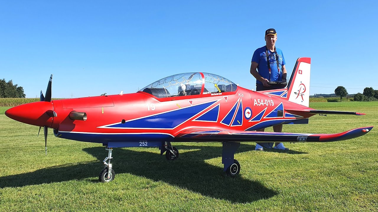 LARGEST RC PILATUS PC-21 TURBOPROP