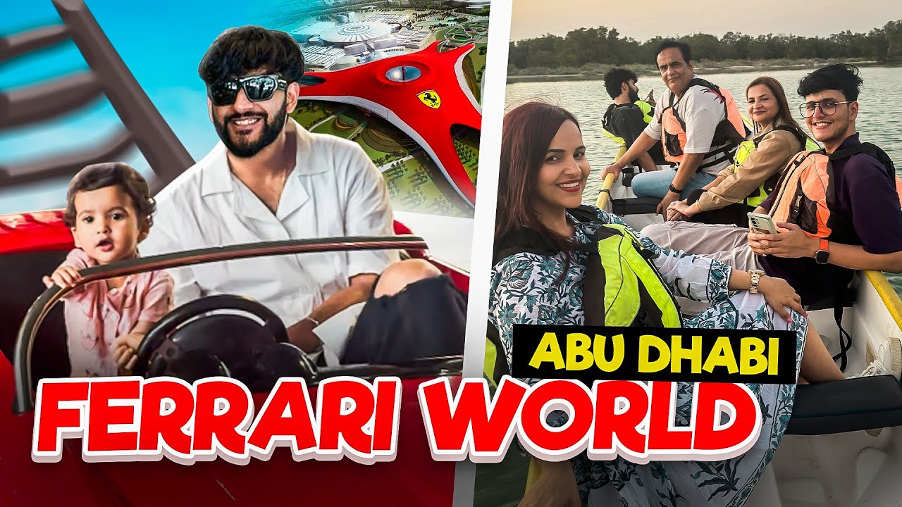 Humne kari Scary ROLLERCOASTER RIDES in Ferrari World Abu Dhabi 😍