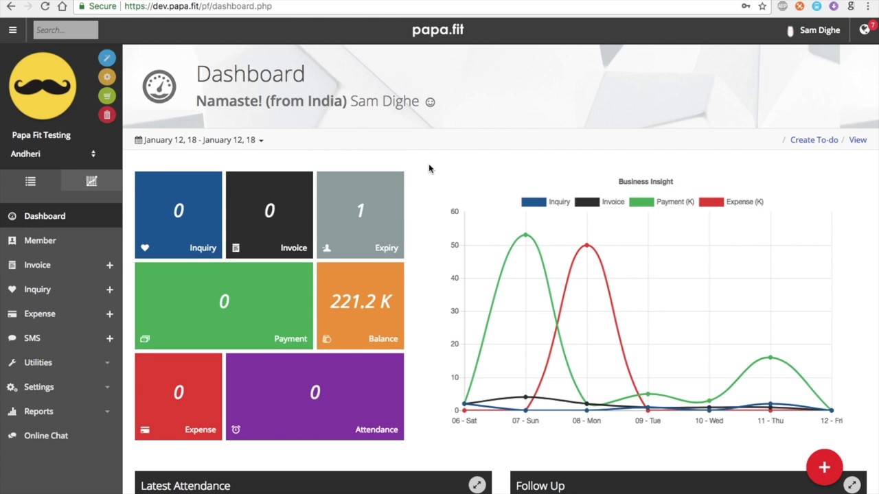 Papa Fit - Reports Training