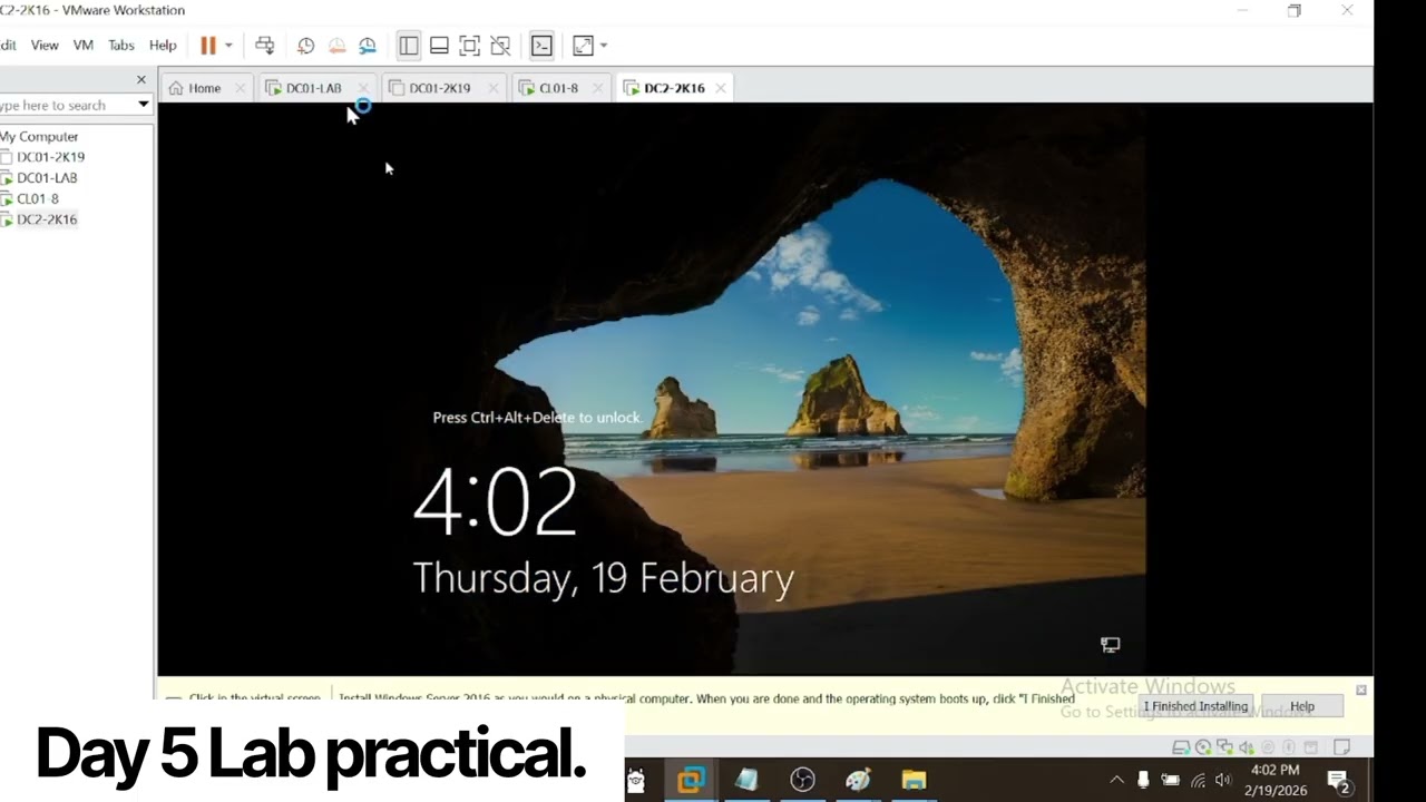 Day 5 | Plz Subscribe | Additional Dc, create shared drive #activedirectory #labpractical