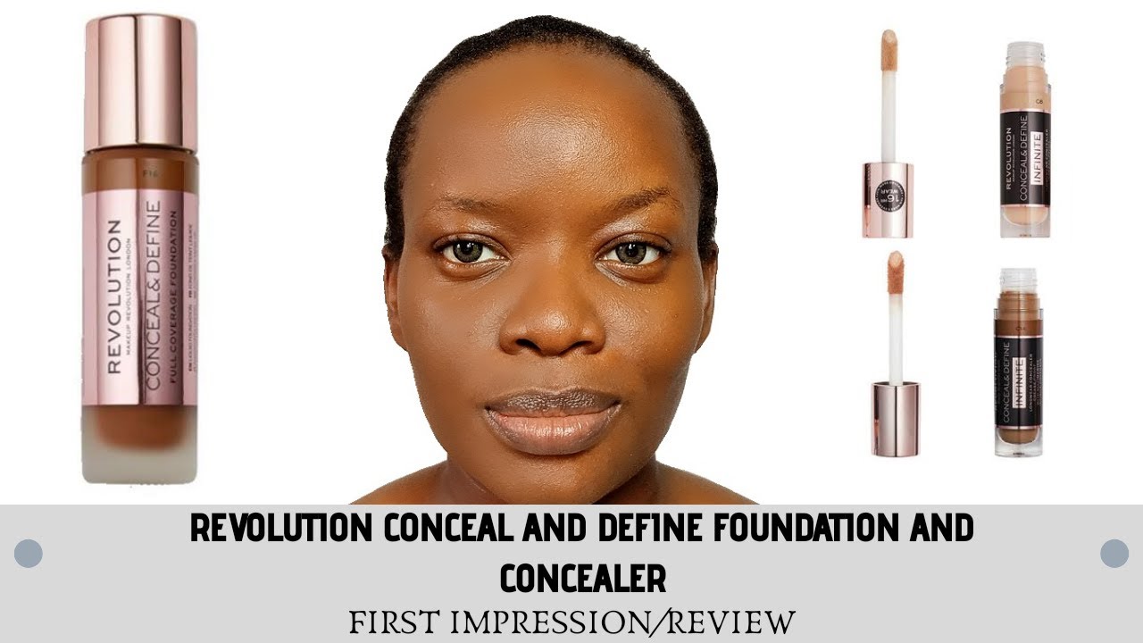 REVOLUTION CONCEAL AND DEFINE FOUNDATION AND CONCEALER // FIRST IMPRESSIONS AND REVIEW