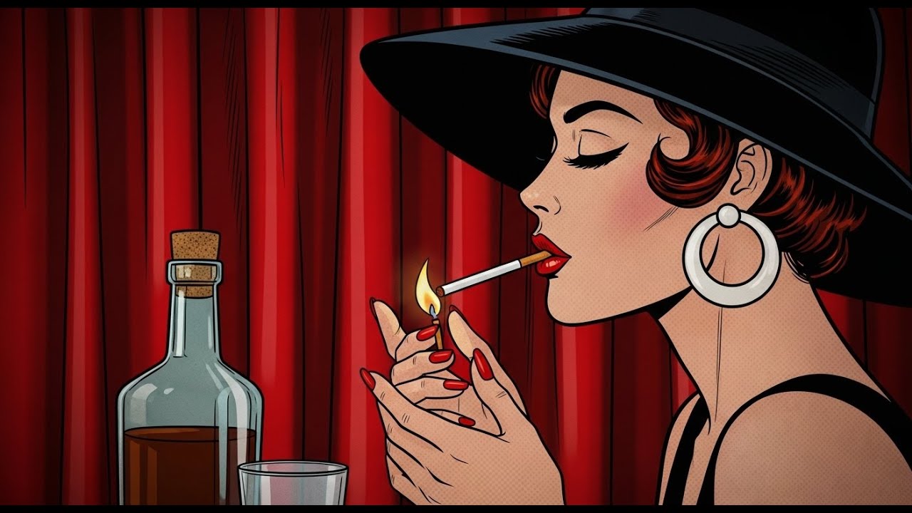 🍷 Warm Jazz Club in Winter 1940 – Nostalgic Slow Swing Playlist