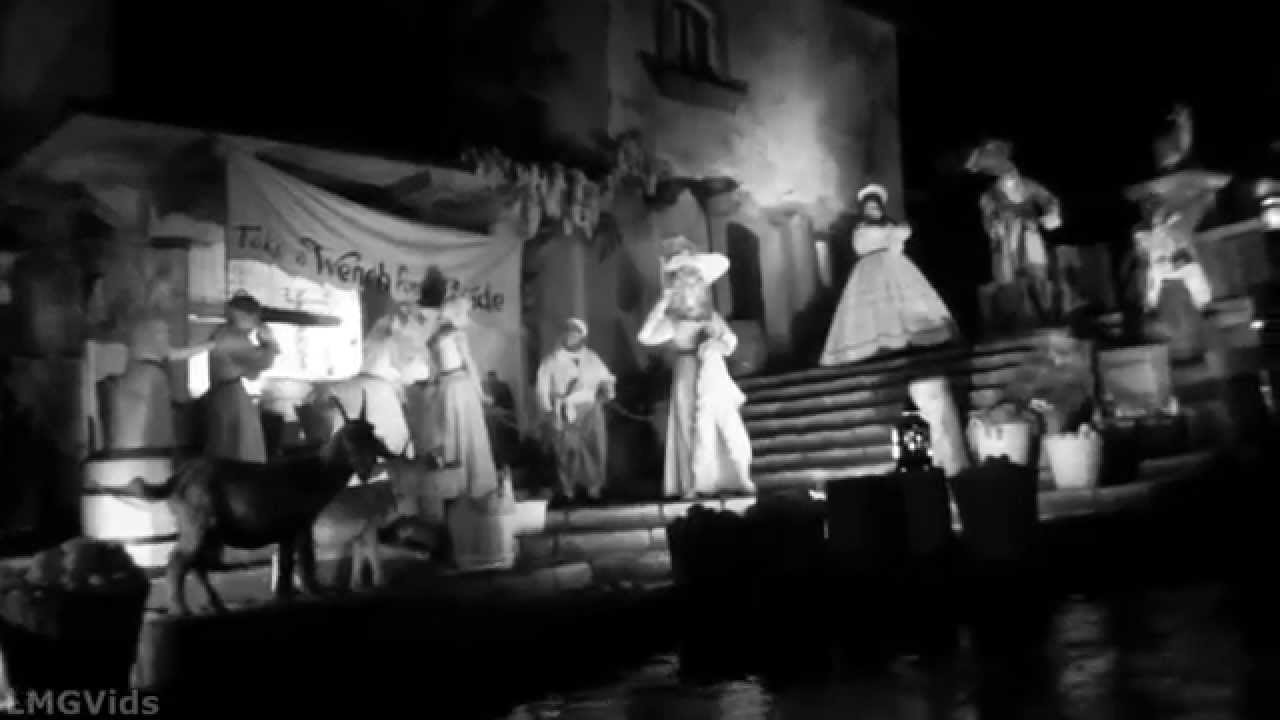 Night Vision* Disneyland Pirates of the Caribbean 1080p Full Complete Ridethrough POV