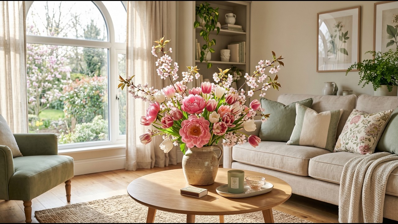 Spring Home Decor 2026 🌸 How to Make Your Home Look High-End with Flowers & Greenery