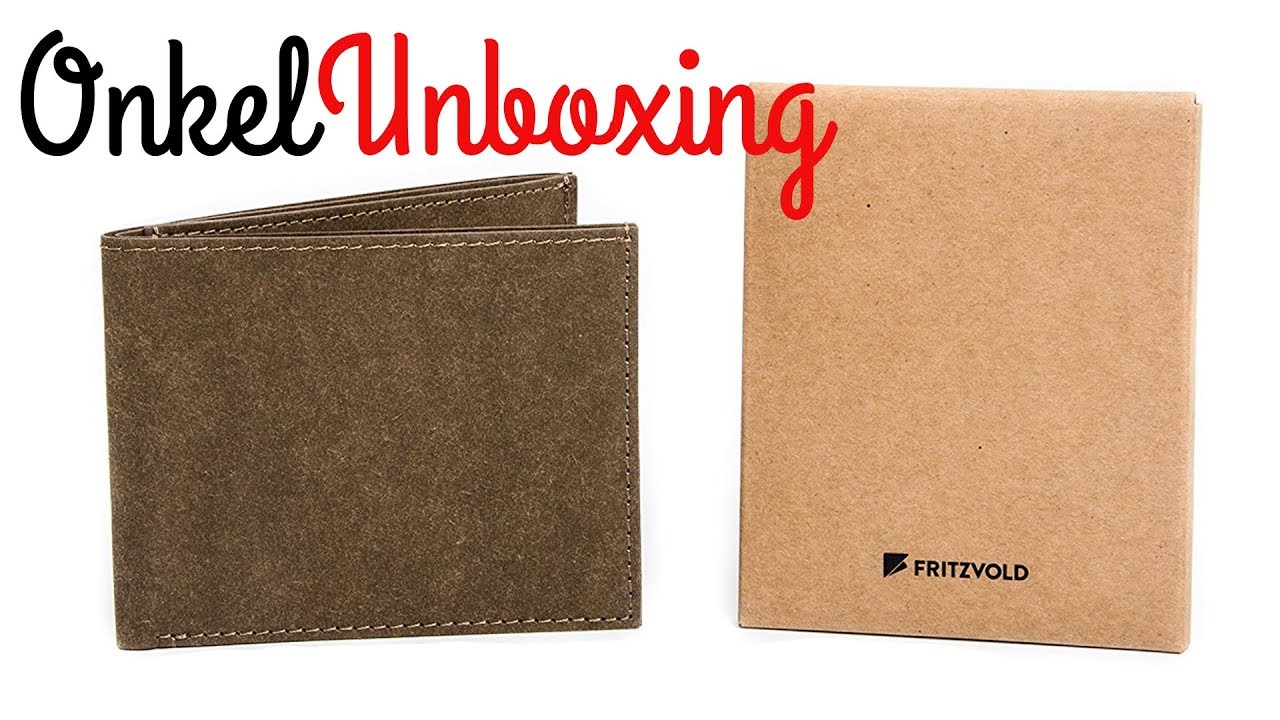 📦 FRITZVOLD Minimal Wallet mit Münzfach in braun für Damen und Herren #Unboxing