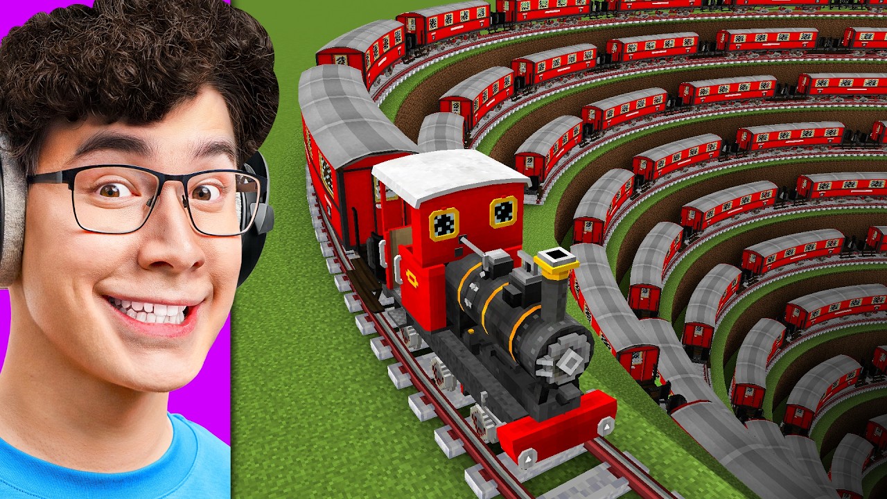 Minecraft Trains if they were looooooooong