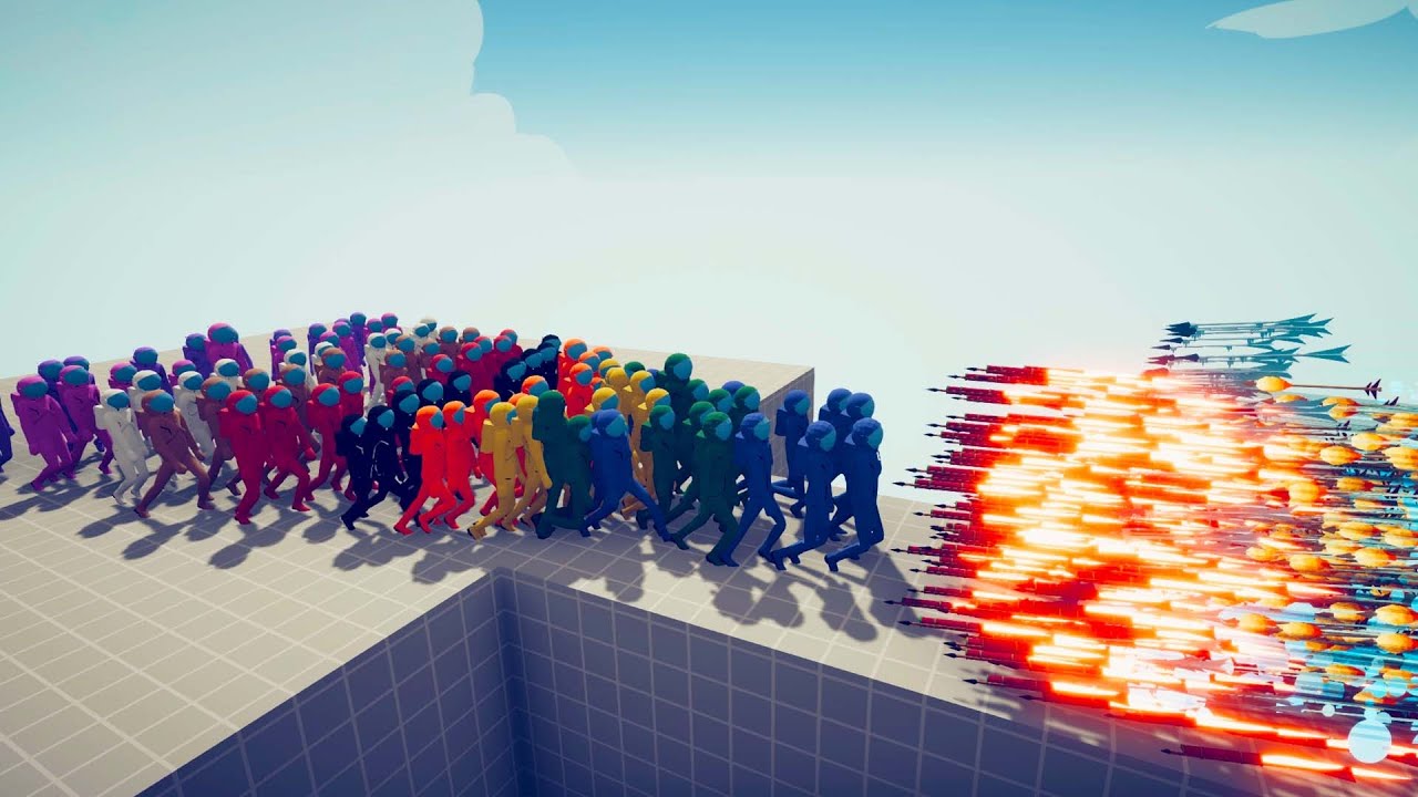 100x AMONG US UNITS vs EVERY GOD 👩&zwj;🚀 | Totally Accurate Battle Simulator TABS