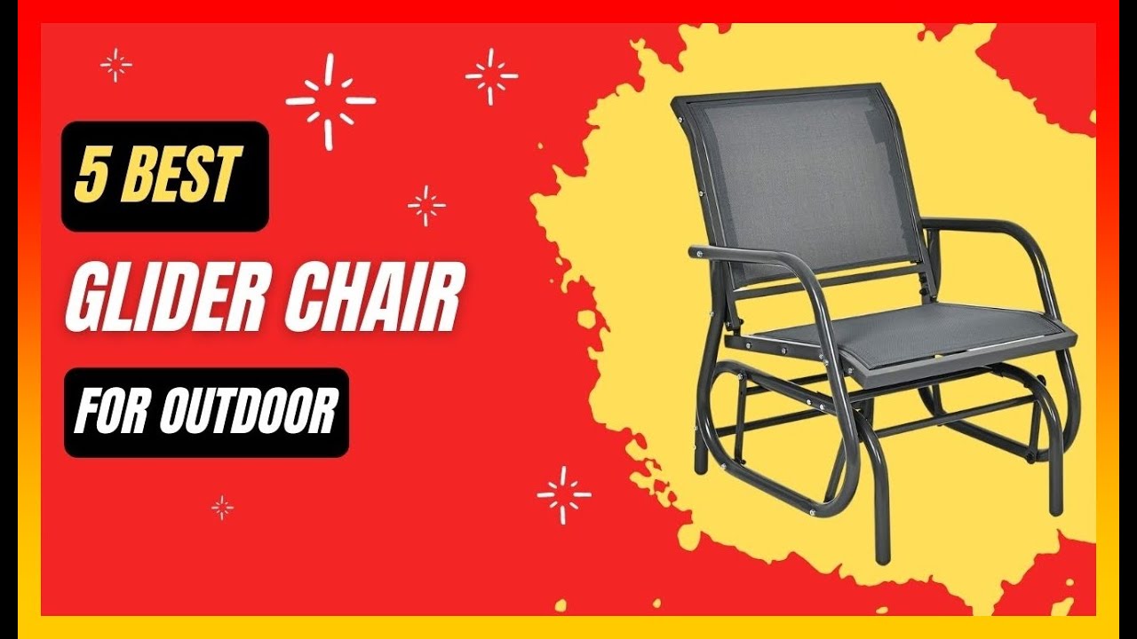 ✅ Best Outdoor Glider Chair on Amazon ➡️ Top 5 Tested & Buying Guide