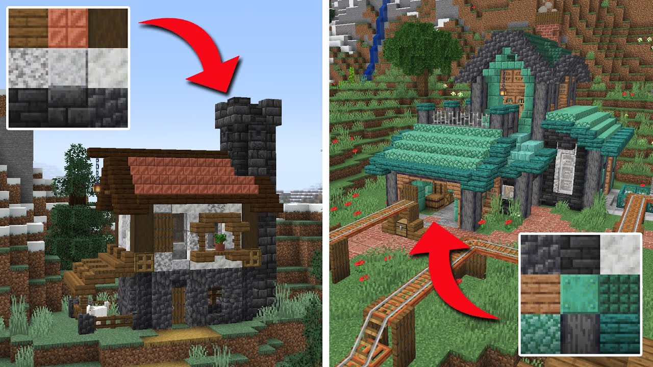 20+ Minecraft Block Palette Ideas for Building!