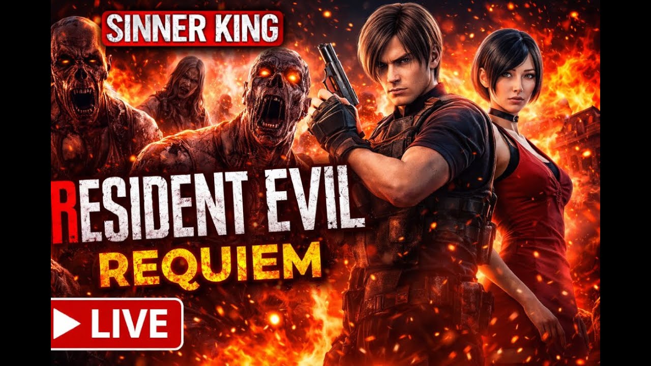 RESIDENT EVIL REQUIEM 🔴 LIVE | Leon & Grace Gameplay | SINNER KING