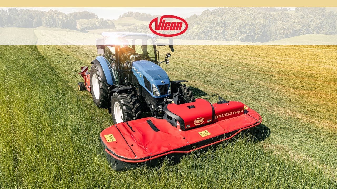 Vicon EXTRA 332XF Compact - Plain mower for compact crop merging (EN)