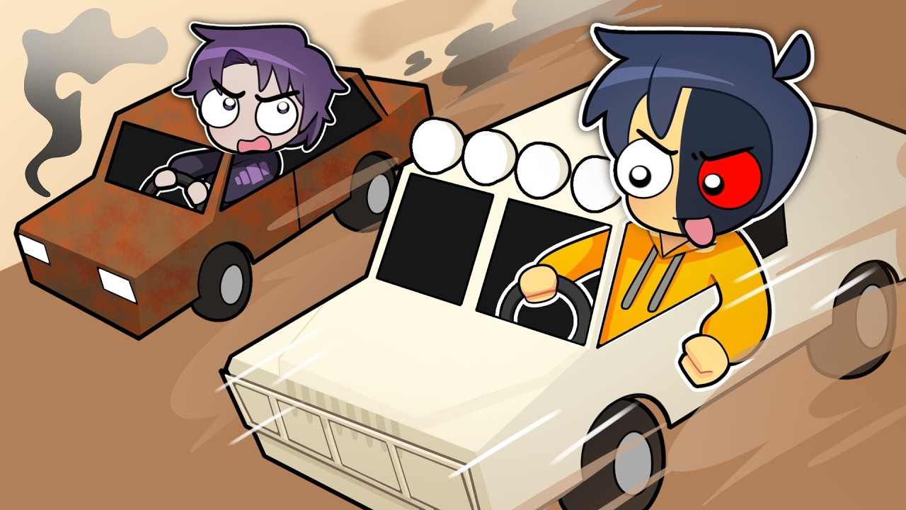 Driving Down a Hill, but we can UPGRADE cars!