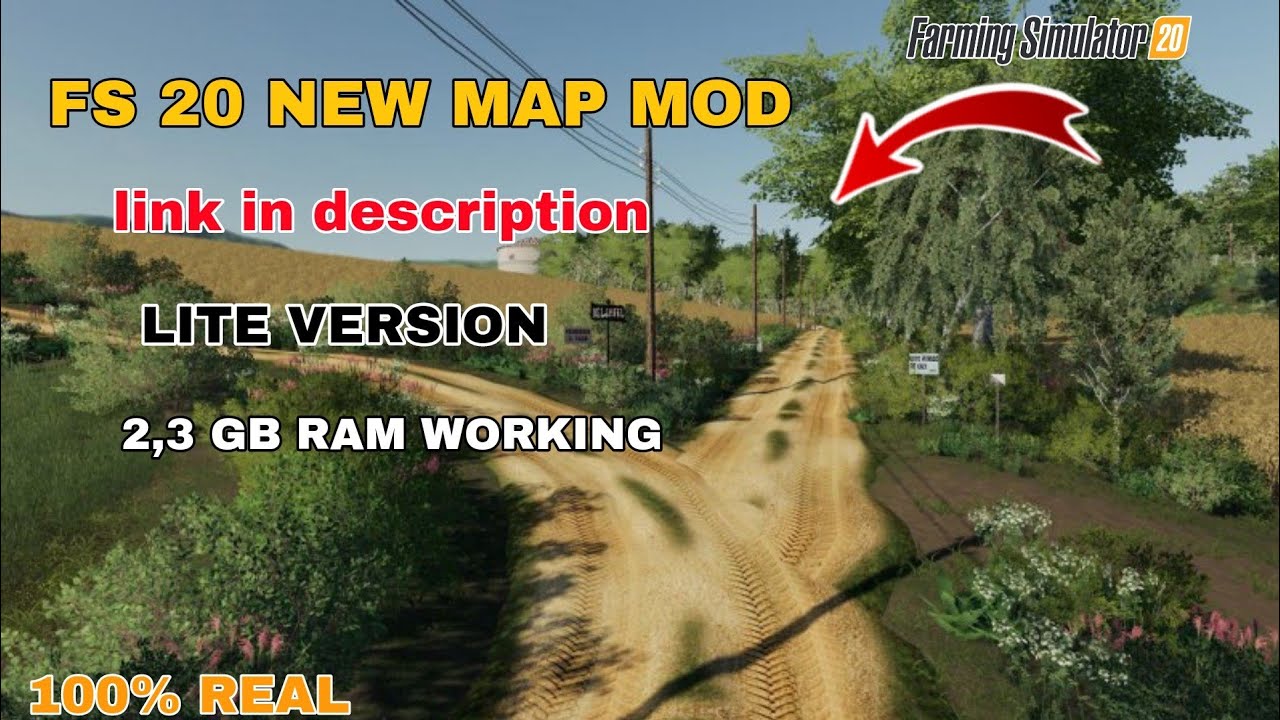 Fs 20 new map mod | farming simulator 20 new map mod lite version