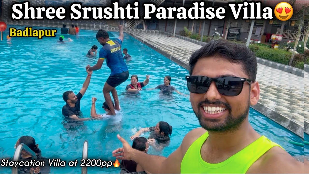 Budget Friendly Villa at Badlapur 😍| Shree Srushti Paradise Farms & Resort🔥